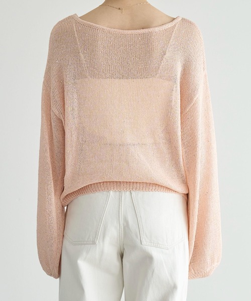 「meilmada」 長袖ニット FREE ベージュ レディース_画像7