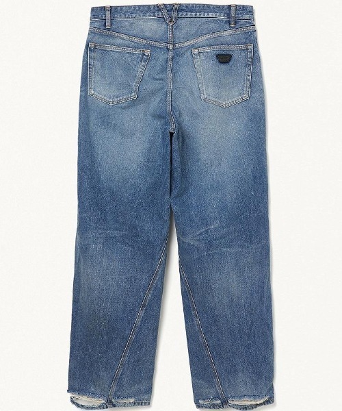 ワイドパンツ ジーンズ FORSOMEONE LOOSE DENIM CUSTOM メンズの画像