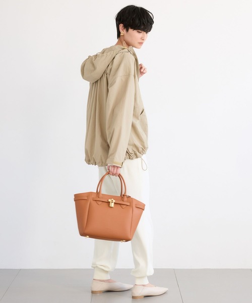 ブルゾン ジャンバー BARNYARDSTORM / ハーフZIPフーディージャケット「撥水」「JAPAN FABRIC」 レディースの画像