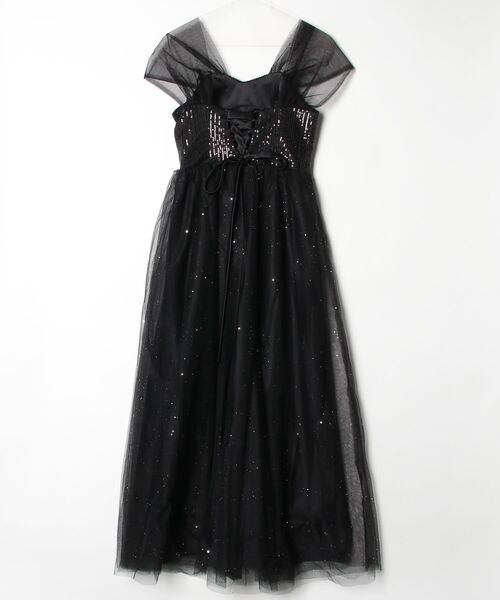 ドレス YUGA_YGMC 　Sequined decollete dress_18