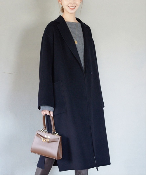 スローブイエナ✨タグ付新品未使用 チェスターコート 36サイズ(Sサイズ) SLOBE IENA（スローブイエナ） チェスターコート 36 ネイビー