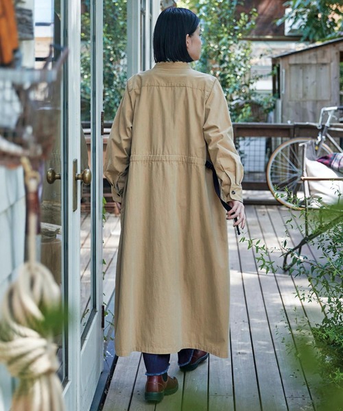 「Sunny clouds」 長袖ワンピース X-LARGE ベージュ レディース_画像8