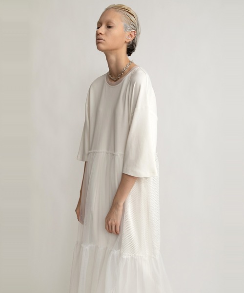 「AULA AILA」 ドッキングワンピース 0 グレー レディース_画像4