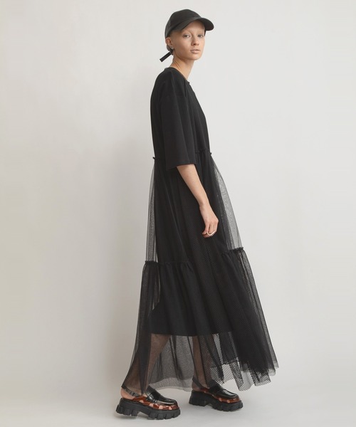 「AULA AILA」 ドッキングワンピース 0 グレー レディース_画像7