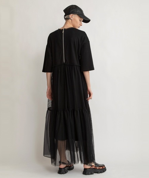 「AULA AILA」 ドッキングワンピース 0 グレー レディース_画像8