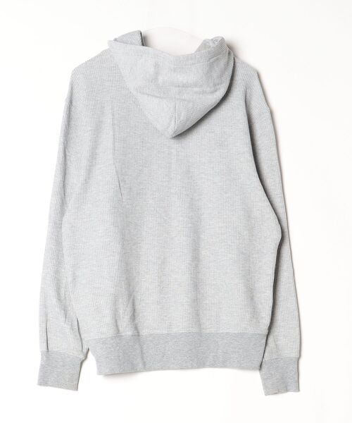 「Champion」 ワンポイントプルオーバーパーカー L グレー メンズ_画像2