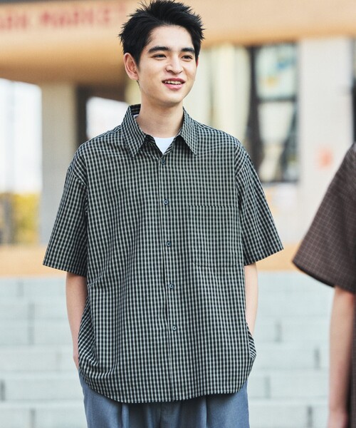 FREAK'S STORE（フリークスストア） 半袖シャツ LARGE ブラウン メンズ