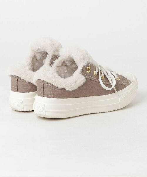 「CONVERSE」 ローカットスニーカー 22.5cm ベージュ レディース_画像2