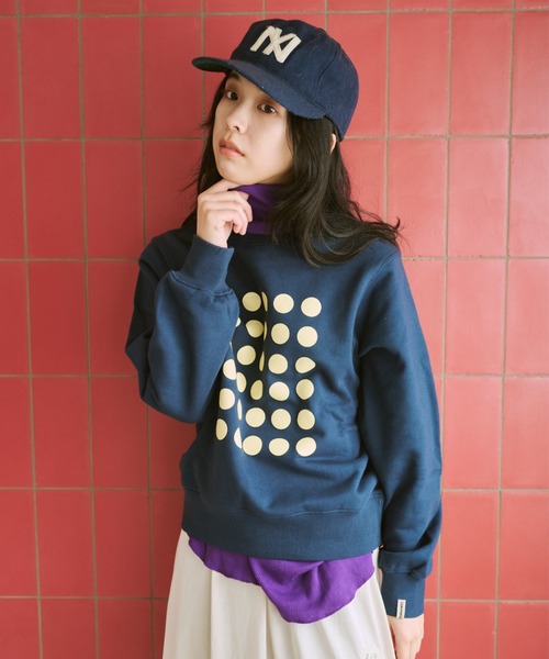 common gull products トレーナー common gull products. トレーナー スウェット ドットグラフィック裏毛