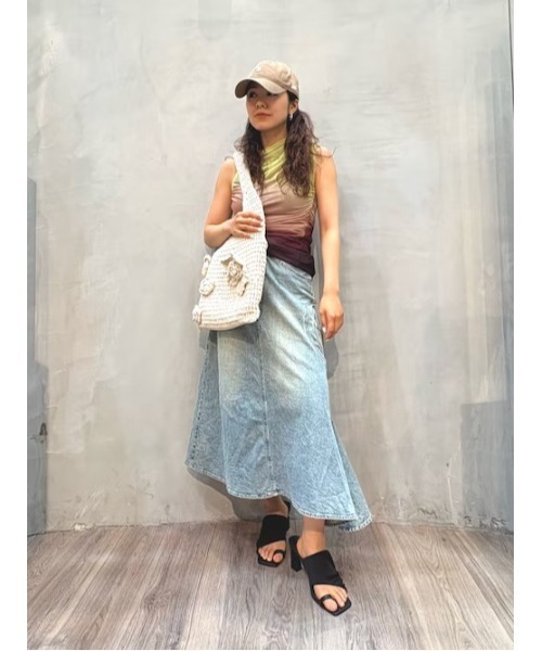 Desigual（デシグアル） デニムスカート アシンメトリーヘム