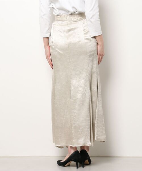 「LAGUNAMOON」 フレアスカート SMALL ライトグレー レディース_画像3