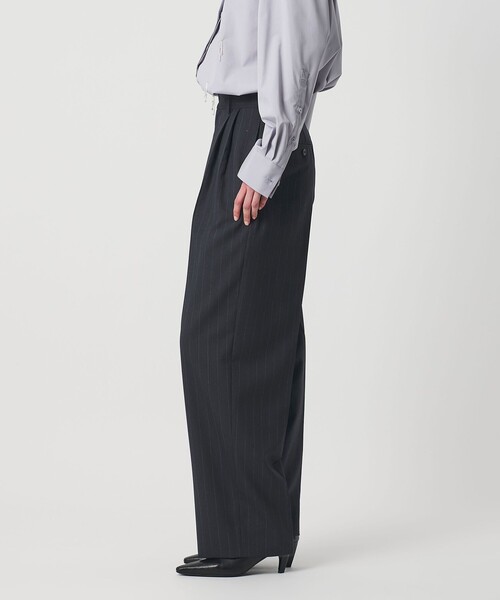 ワイドパンツ パンツ 「AEWEN MATOPH」ダブルタックワイドパンツ レディースの画像