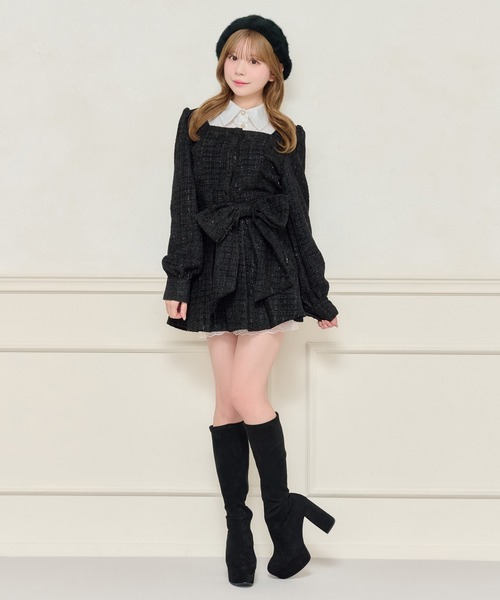 「apres jour」 キュロット フリー ボルドー レディース_画像3
