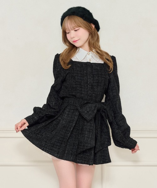 「apres jour」 キュロット フリー ボルドー レディース_画像5