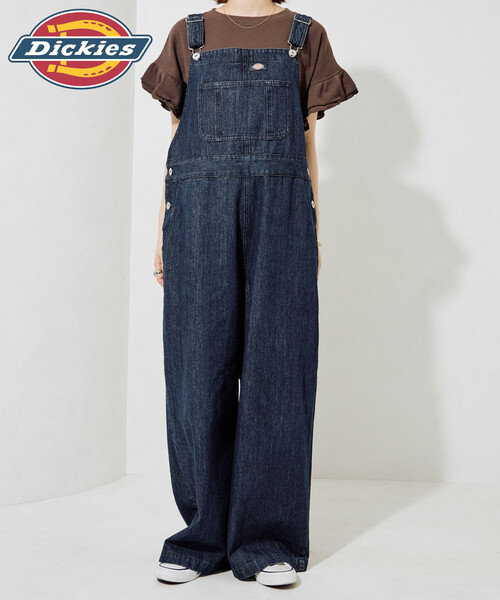 サロペット オーバーオール 限定展開 Dickies × FREAK'S STORE/ディッキーズ 別注 オーバーオール レディースの画像