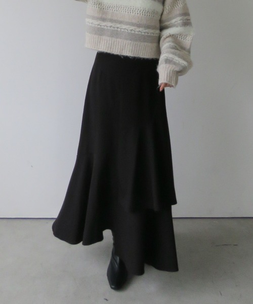 黒のフレアスカート 微光沢・含侵】バイアス フレア スカート 黒 – kuros.style