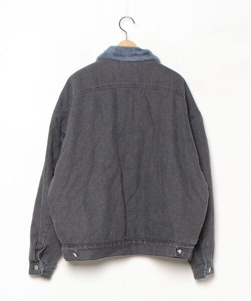 「MAISON DE THERESE」 デニムジャケット X-LARGE ブラック レディース_画像2