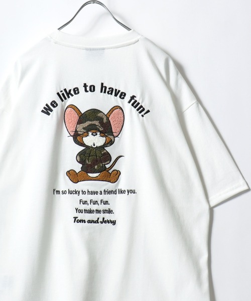 tシャツ 半袖 2026SS Tom and Jerry/トムとジェリー オーバーサイズ