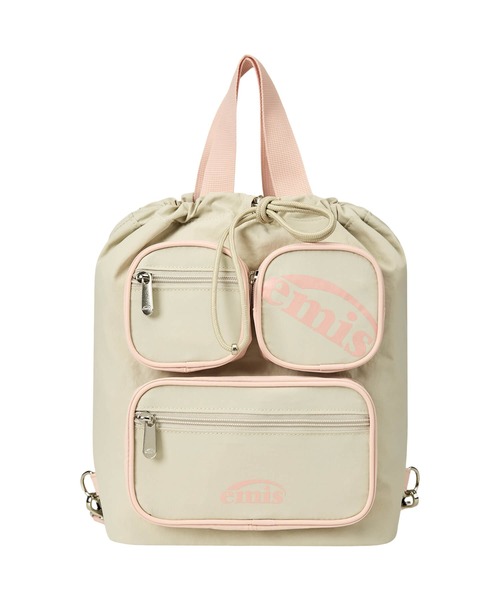 emis デイバック リュック NYLON COLOR-BLOCK BACKPACK レディース