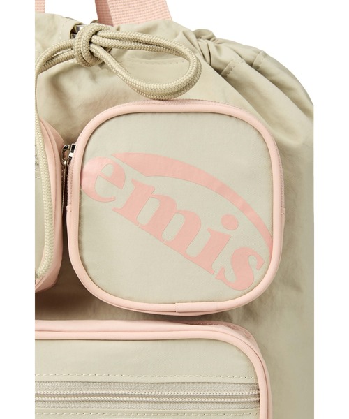 emis デイバック リュック NYLON COLOR-BLOCK BACKPACK レディース