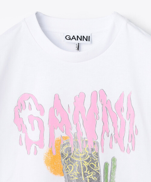 GANNI（ガニー） tシャツ 半袖 レディース : ZOZOTOWN Yahoo!店 - 通販