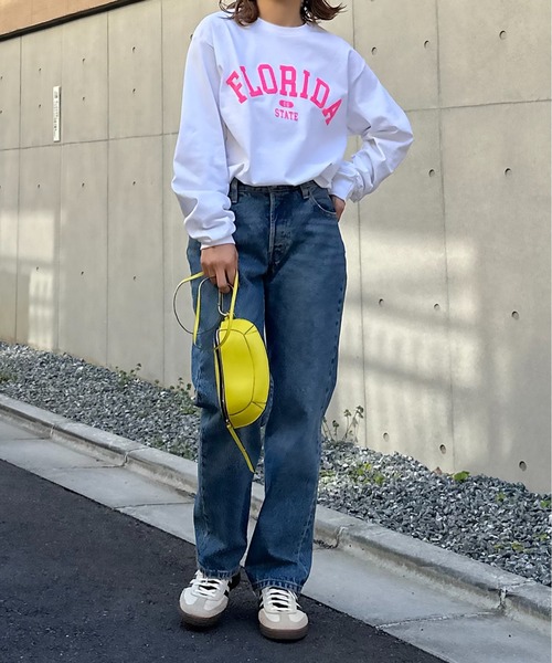 「mi via loca」 長袖カットソー X-LARGE オートミール レディース_画像4