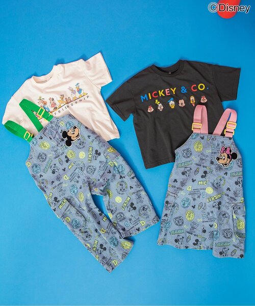 タグ付き ディズニー Tシャツ 3枚セット ミッキー他 Disney（ディズニー） tシャツ 「リンク」「ディズニー」ミッキー