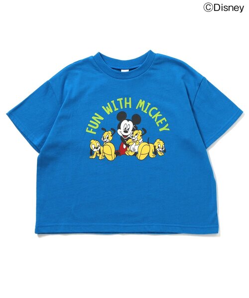 Disney（ディズニー） tシャツ 「リンク」「ディズニー」ミッキー