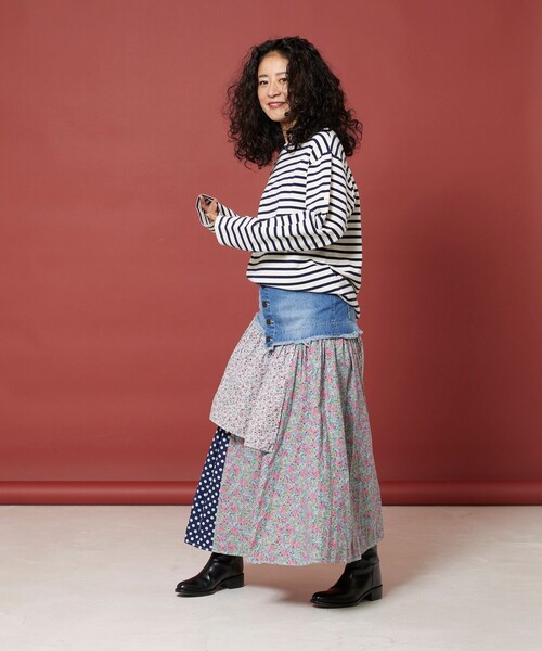 「Freada」 スカート M ブルー レディースの画像