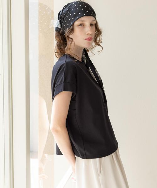 tシャツ UVカットクールタッチフレンチTシャツ レディースの画像