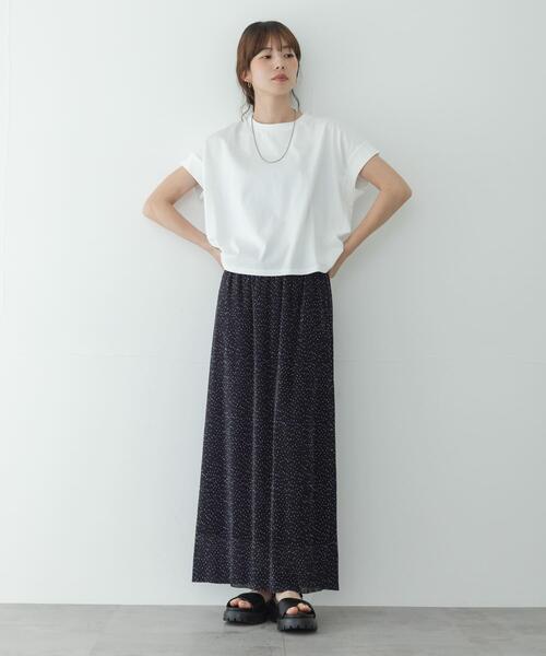 tシャツ UVカットクールタッチフレンチTシャツ レディースの画像