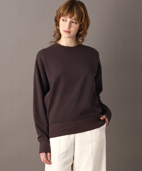 「DRESSTERIOR」 スウェットカットソー 36 ベビーピンク レディース_画像6