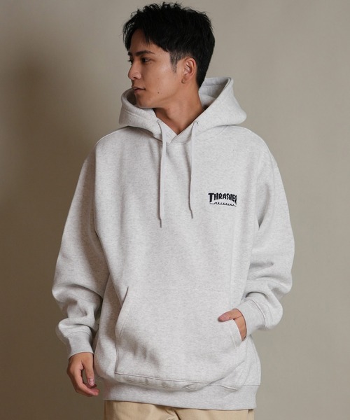 「THRASHER」 プルオーバーパーカー X-LARGE ブラック メンズ_画像3