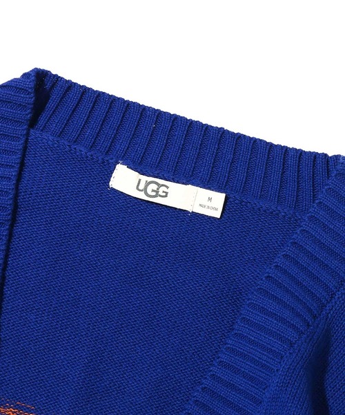 「UGG」 ニットカーディガン M オレンジ レディース_画像5