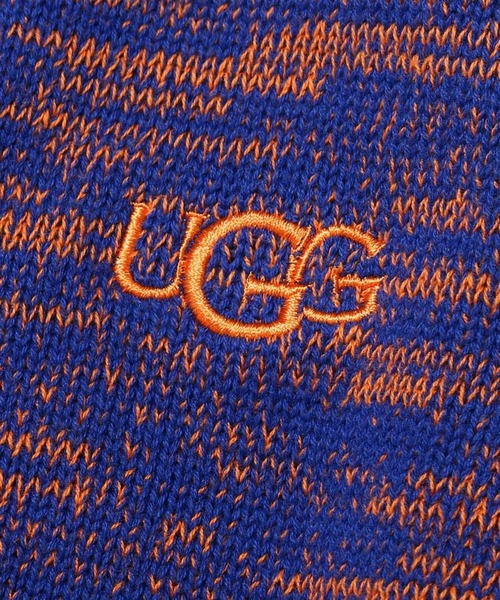 「UGG」 ニットカーディガン M オレンジ レディース_画像6
