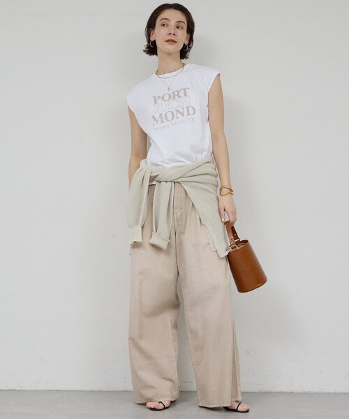 tシャツ 「GOOD ROCK SPEED」NYCノースリーブロゴTee／別注 レディース