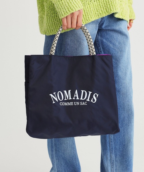「NOMADIS」 ハンドバッグ フリー ブラウン レディース_画像9