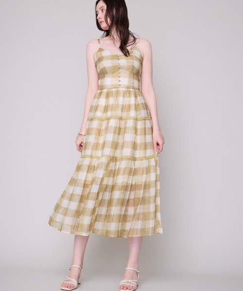 MISCH MASCH(ミッシュマッシュ) ワンピース 2026春夏新作 チェック柄 MISCH MASCH(ミッシュマッシュ) ワンピース 2026春夏新作 チェック柄