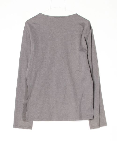 BURBERRY（バーバリー） ボーダー柄長袖Tシャツ M グレー メンズ