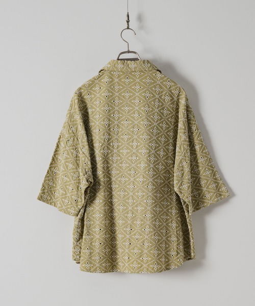 「Casper John」 半袖Tシャツ MEDIUM オリーブ メンズ_画像3