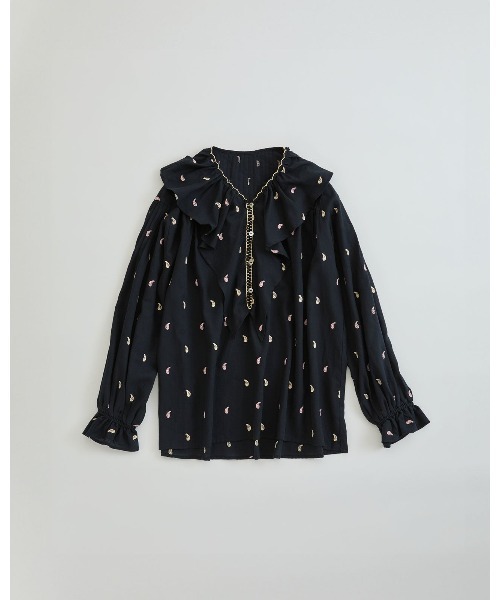 THE SHINZONE（ザ シンゾーン） tシャツ PAISLEY EMBROIDERED BLOUSE