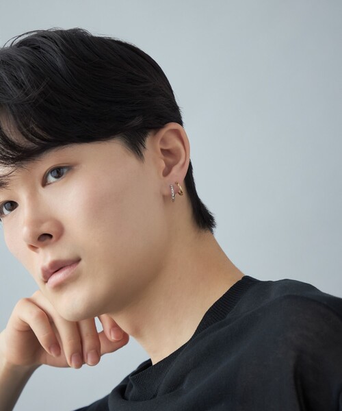 Jouete（ジュエッテ） ピアス 「ダブルピアス」 ジルコニア コンビ