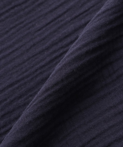 Plantation（プランテーション） 長袖ブラウス M size ブルー