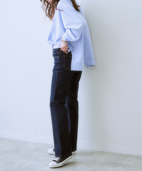 「SMILE LAND」 デニムパンツ LL ブルー系その他 レディース_画像8