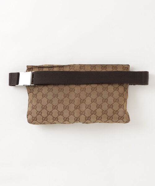 GUCCI GGパターン ボディバッグ ブラウン GUCCI（グッチ） GG柄 ボディバッグ - ブラウン メンズ : ZOZOTOWN