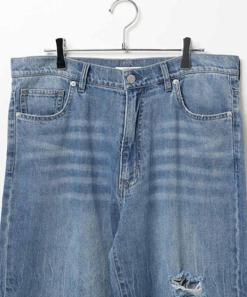 「BAYFLOW」 デニムパンツ LARGE サックスブルー メンズ_画像5