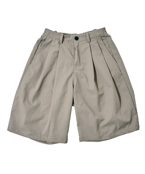 ワイドパンツ パンツ mp15129-Wide 2tuck short pants ワイドショートパンツ(efdig-13) メンズ レディース | EFFECTEN | 19