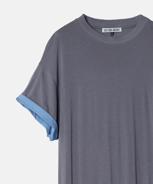 LE CIEL BLEU（ルシェルブルー） ワンピース マキシTシャツドレス