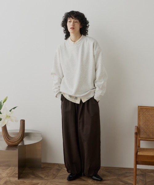 「Libra Cue」 イージーパンツ FREE チャコールグレー レディース_画像6