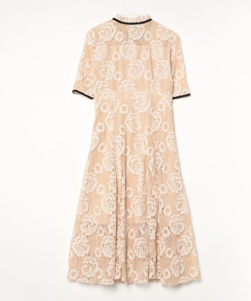 「Leja」 半袖ワンピース LARGE ベージュ レディース_画像2